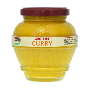 Moutarde au Curry graines françaises sans additifs