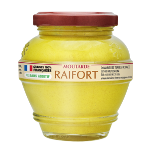 Moutarde au Raifort graines françaises sans additifs